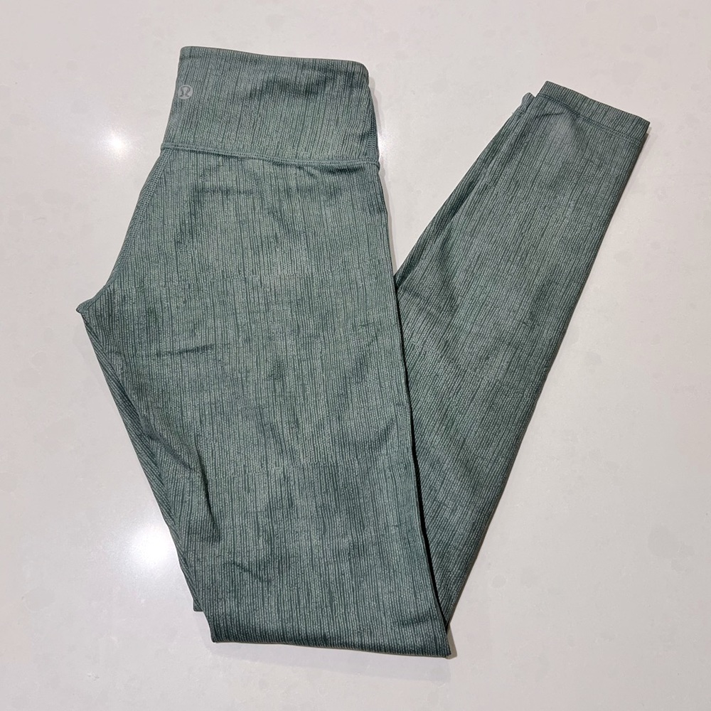 Lululemon Sage Green Pattern Wunder Under